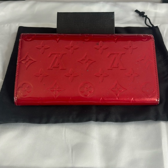 Authentic LV Monogram vernis red wallet ♥️ - Picture 6 of 12